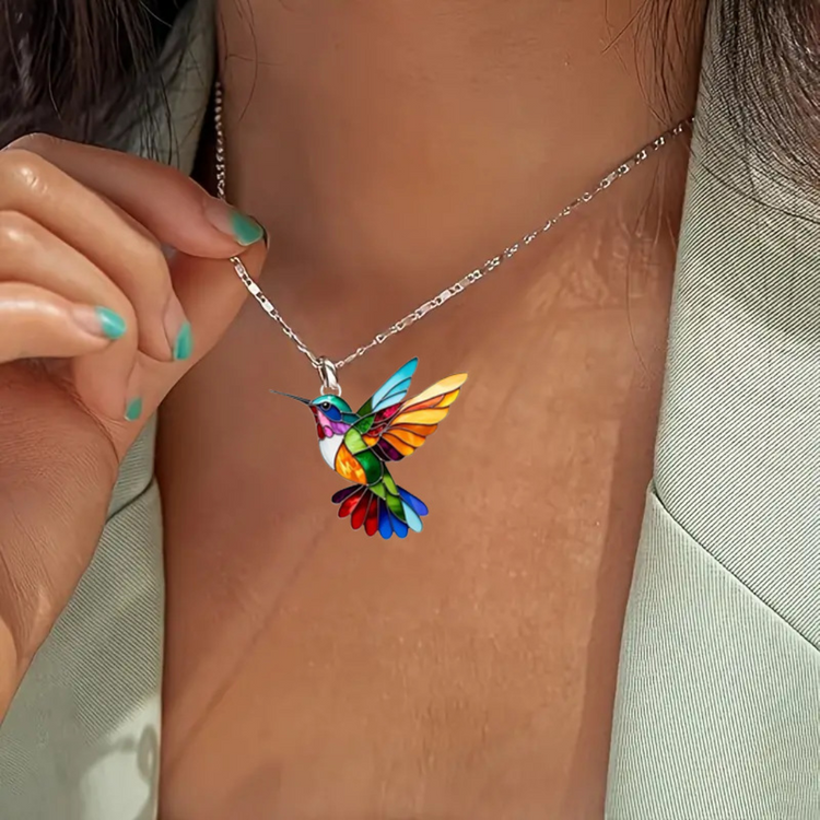 Łucja | Elegancki naszyjnik koliber